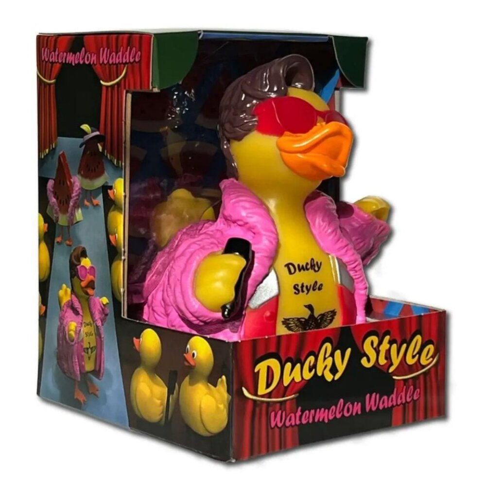 Ducky Style Watermelon Waddee Rubber Duck